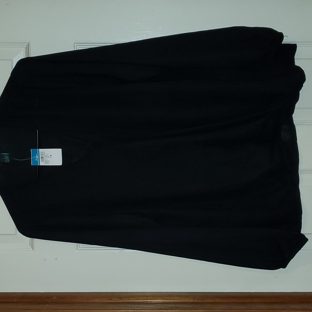 Wrap front chiffon style blouse